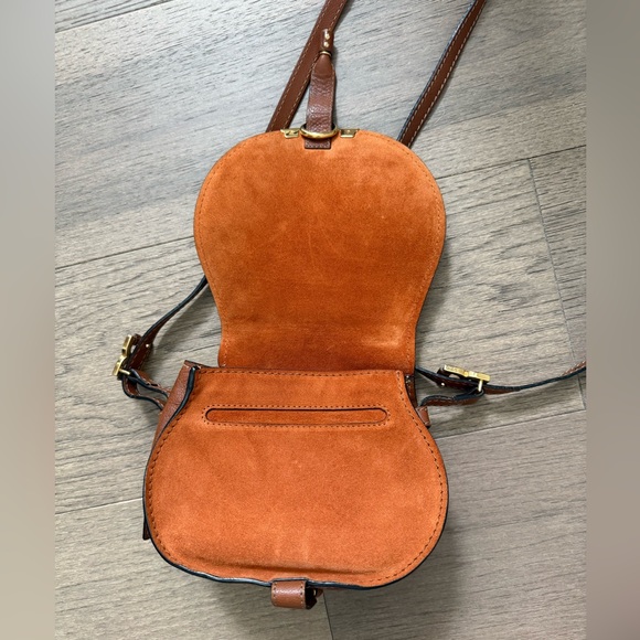 Chloé Marcie Leather Crossbody Bag Chestnut Brown | Vintage Era - Picture 11 of 11